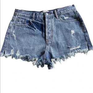 WOMEN’S BLANK PAIGE DENIM COLLECTION•SIZE LARGE•DISTRESSED MEDIUM WASHED•